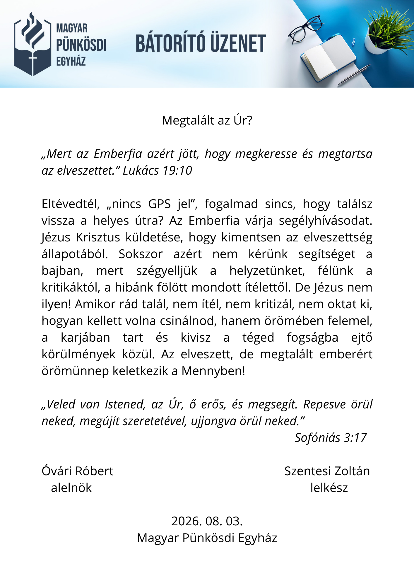 uzenet